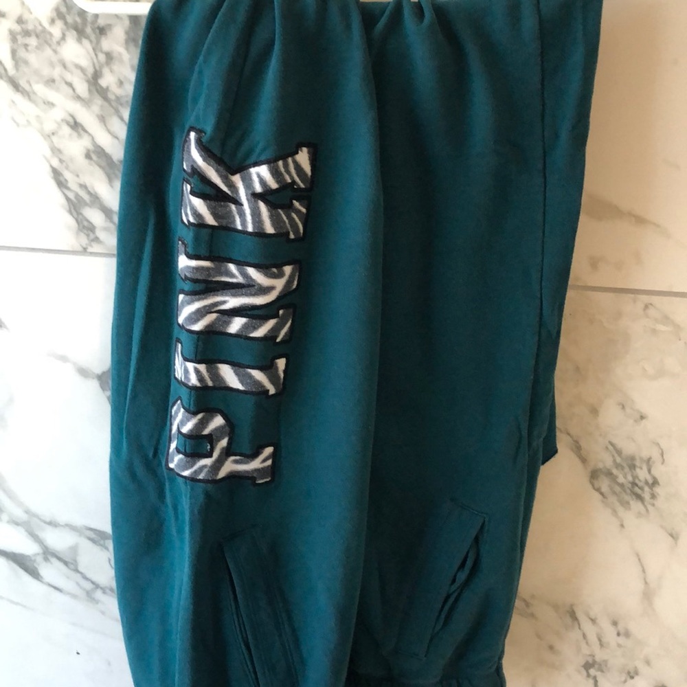 VS Pink drawstring sweats